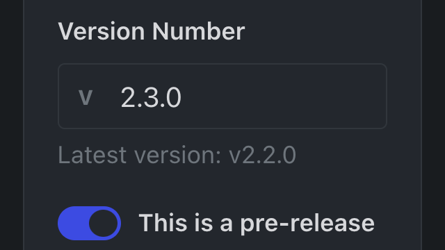 Versioning